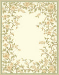 Floral Twig Vine Pattern Rug