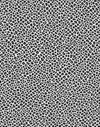 Classic Black White Animal Print Rug
