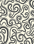 Swirling Linear Dot Pattern Rug