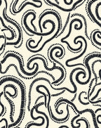 Swirling Linear Dot Pattern Rug