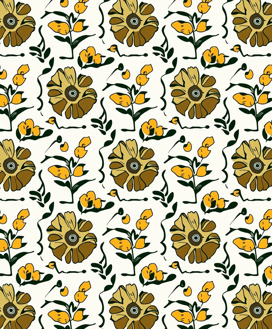 Charming Floral Pattern Design Rug