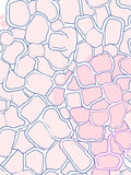 Soft Pink Irregular Pattern Rug