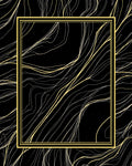 Abstract Yellow And White Swirl Rug