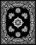 Bold Paisley Floral Pattern Rug