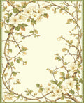 Whimsical Floral Branches Delicate Pattern Rug