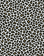 Bold Black Gold Animal Print Rug
