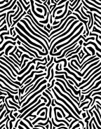 Bold Black White Abstract Pattern Rug