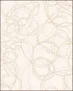 Abstract Scribble Swirl Design Rug