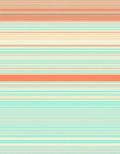 Cool Tones Coral Stripes Pattern Rug