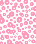Pink Circles Pattern Design Rug