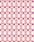 Pink Geometric Lattice Pattern Rug