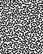 Abstract Black Spots Pattern Design Rug