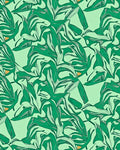 Verdant Lush Leafy Abstract Foliage Rug