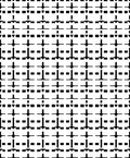 Minimalist Geometric Black White Pattern Rug
