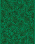 Emerald Lush Leaf Outline Pattern Rug