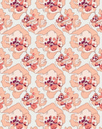 Orchid Bloom Abstract Pattern Rug