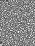 Abstract Black Curve Pattern Design Rug