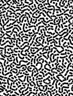 Abstract Black Curve Pattern Design Rug