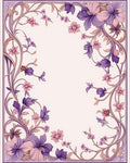 Art Nouveau Floral Vine Pattern Rug