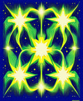 Celestial Starburst Pattern Design Rug
