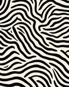 Bold Black White Animal Prints Rug
