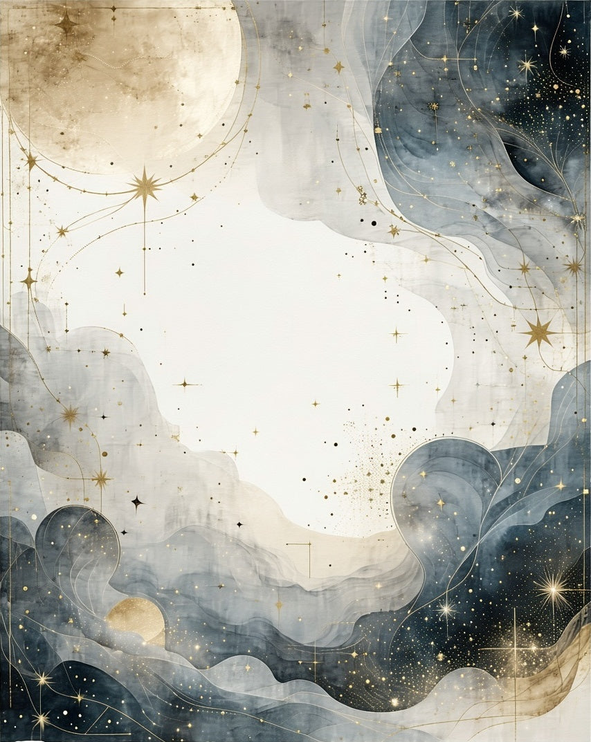 Celestial Galaxy Swirl Pattern Rug