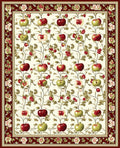 Farmhouse Apple Blossom Botanical Design Rug