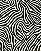 Bold Zebra Striped Pattern Rug