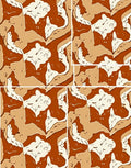 Abstract Clay Organic Flow Rug