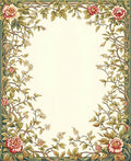 Art Nouveau Floral Vine Rug