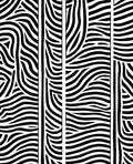 Bold Black and White Stripe Design Rug