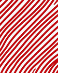 Crimson White Diagonal Wavy Stripes Rug