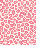 Pink Leopard Print Pattern Rug