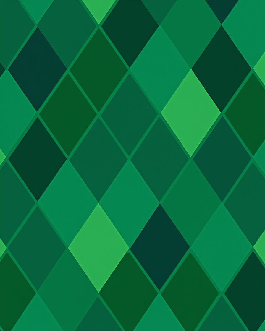 Emerald Forest Diamond Array Rug