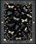 Insects and Floral Whimsical Rug