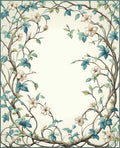 Vine Floral Pattern Rug