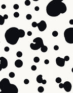 Dalmation Spotted Contrast Pattern Rug