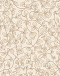 Vintage Botanical Vine Pattern Rug
