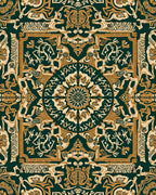Art Nouveau Floral Intricate Pattern Rug