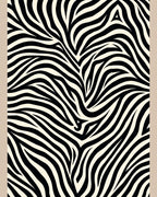 Bold Zebra Stripe Classic Pattern Rug