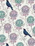 Birds Floral Garden Pattern Rug