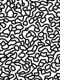 Abstract Wavy Organic Line Art Rug