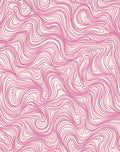 Pink Swirl Abstract Flow Pattern Rug