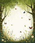 Enchanted Forest Butterfly Meadow Rug