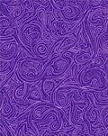 Abstract Deep Purple Swirls Rug