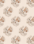 Abstract Botanical Floral Pattern Rug