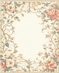 Floral Vine Inspired Pattern Rug
