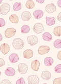 Scallop Shell Pattern In Pastel Tones Rug