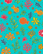 Whimsical Under The Sea Pattern Rug