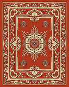 Sunburst Floral Classic Pattern Rug